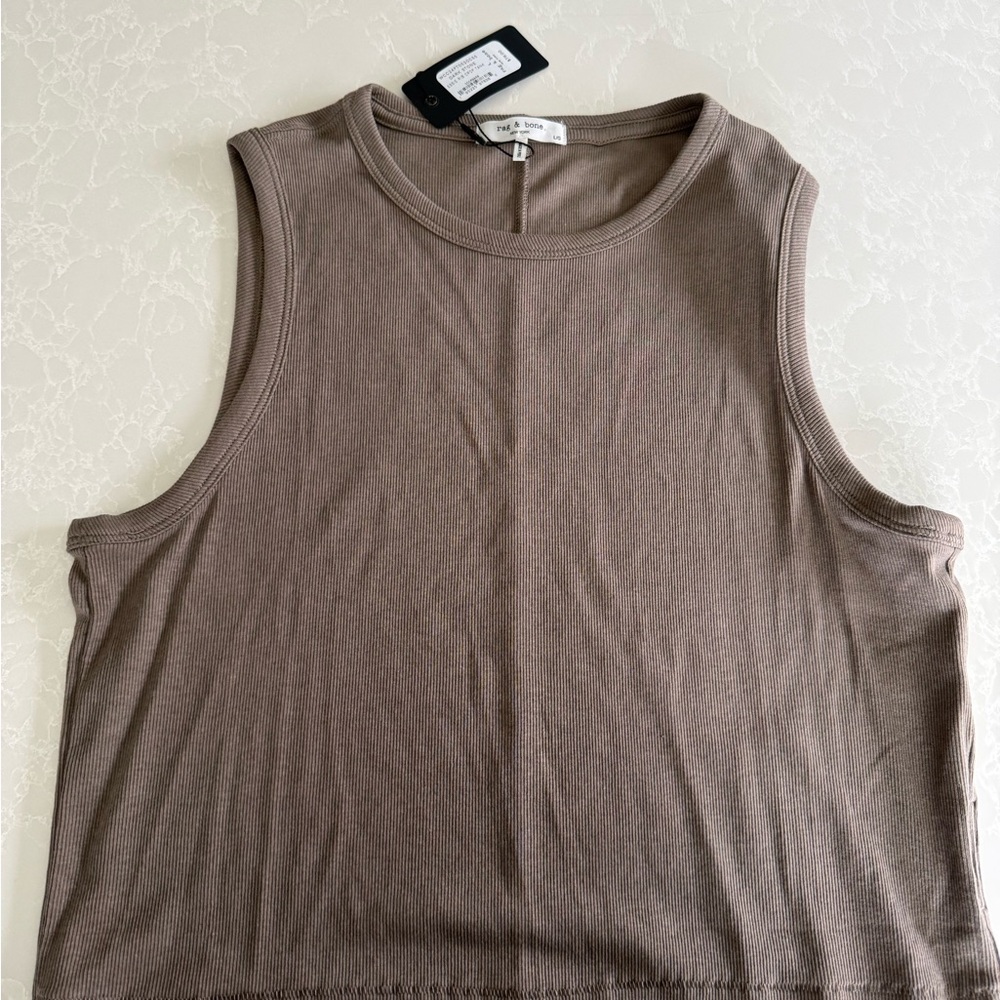 Rag & Bone Sleeveless Brown Top